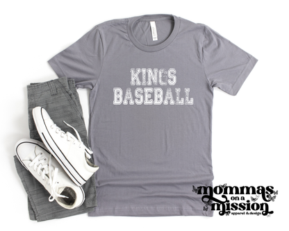 Kings Baseball - Distressed Block