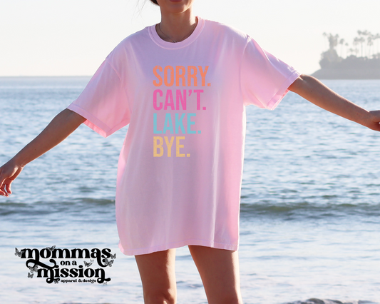 sorry cant. lake. bye.