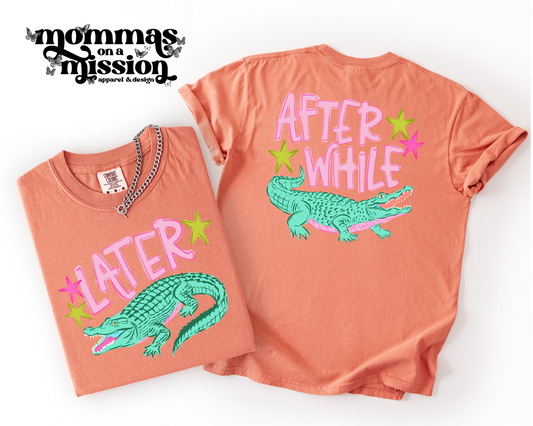 later gater front/back