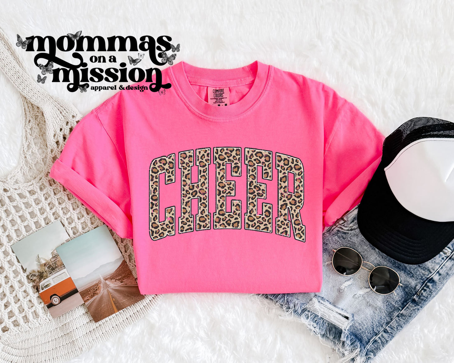 cheer leopard print varsity