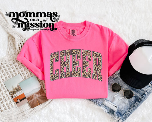 cheer leopard print varsity