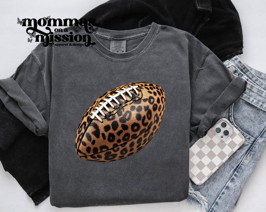 leopard print football