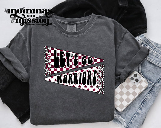 let's go warriors flags (youth)