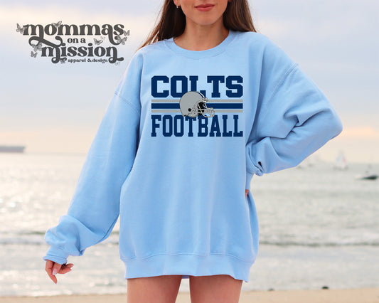 colts football with helmet