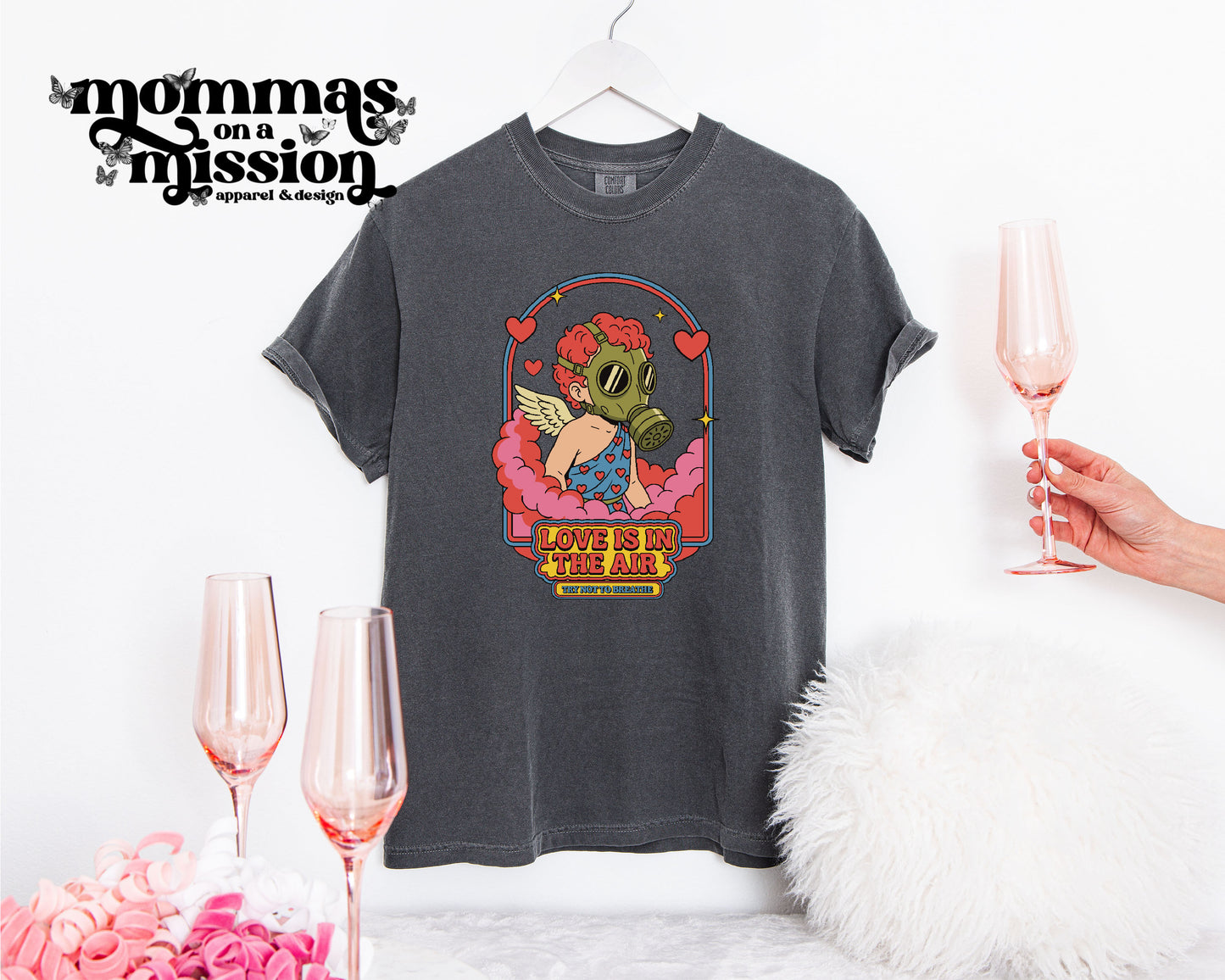 love is in the air, try not to breathe