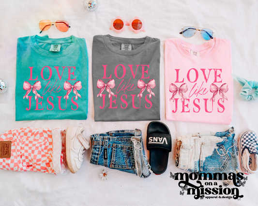 love like jesus with bows (youth)