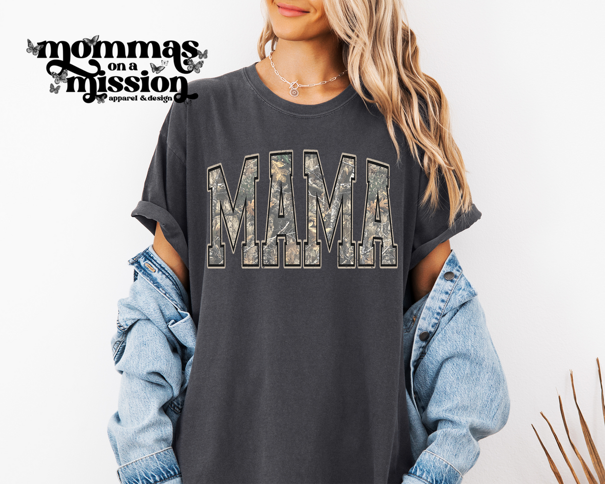 mama distressed light camo