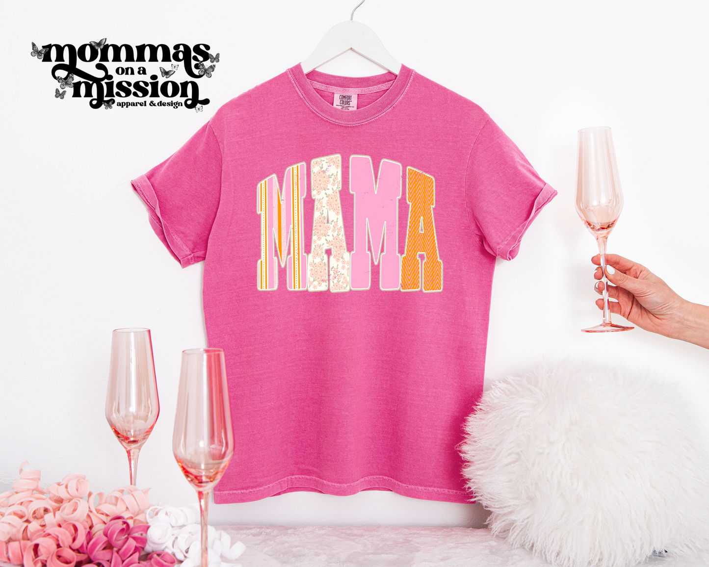 mama pink patterns