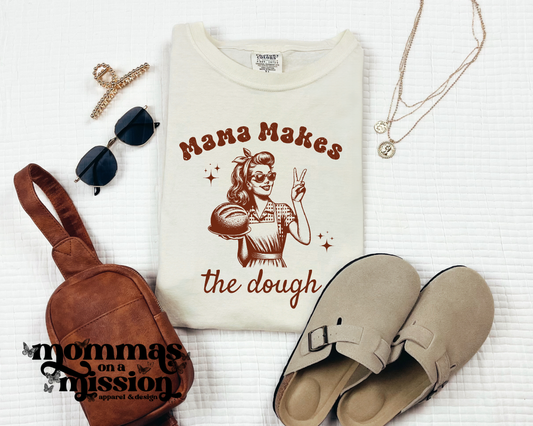 mama makes the dough