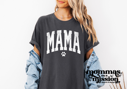 mama with a paw print