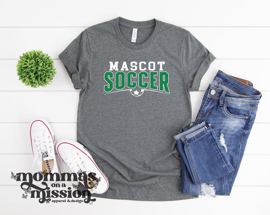 CUSTOM mascot soccer