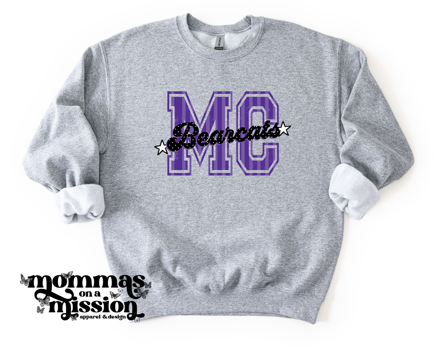 mc bearcats stripes/dots (youth)