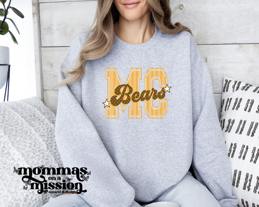 mc bears stripes/dots (youth)