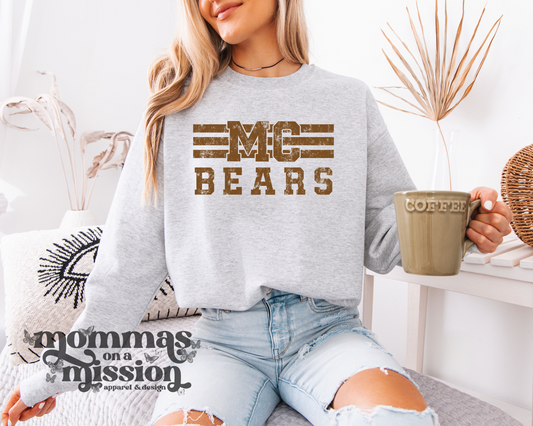 mc bears with lines (youth) - PTO fundraiser