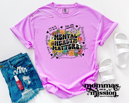 mental health matters florals