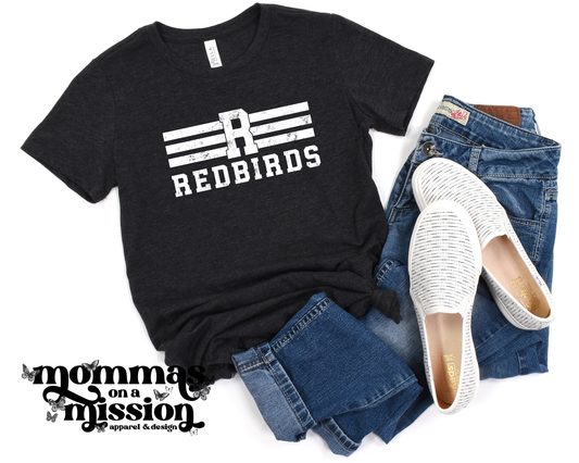 r redbirds with lines