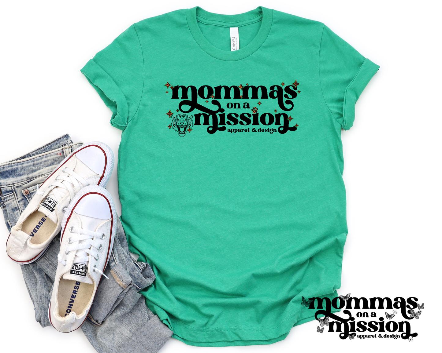 mommas on a mission tigers spirit - logo