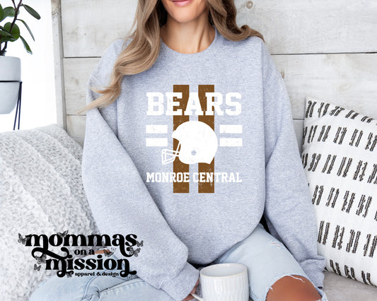 monroe central bears football lines (youth)