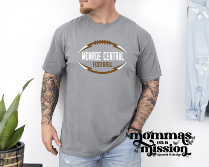 monroe central football outline (youth)
