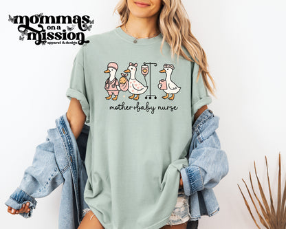 mother+baby nurse goose