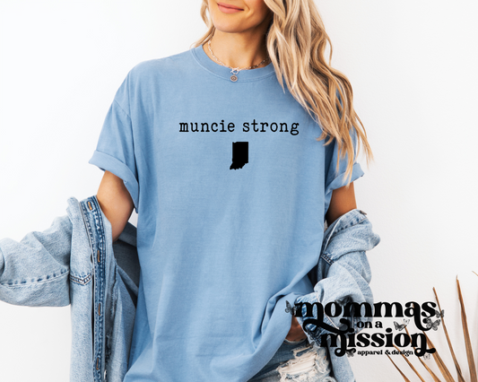 muncie strong with shape - flood relief