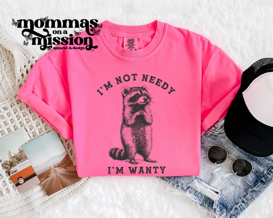 i'm not needy i'm wanty