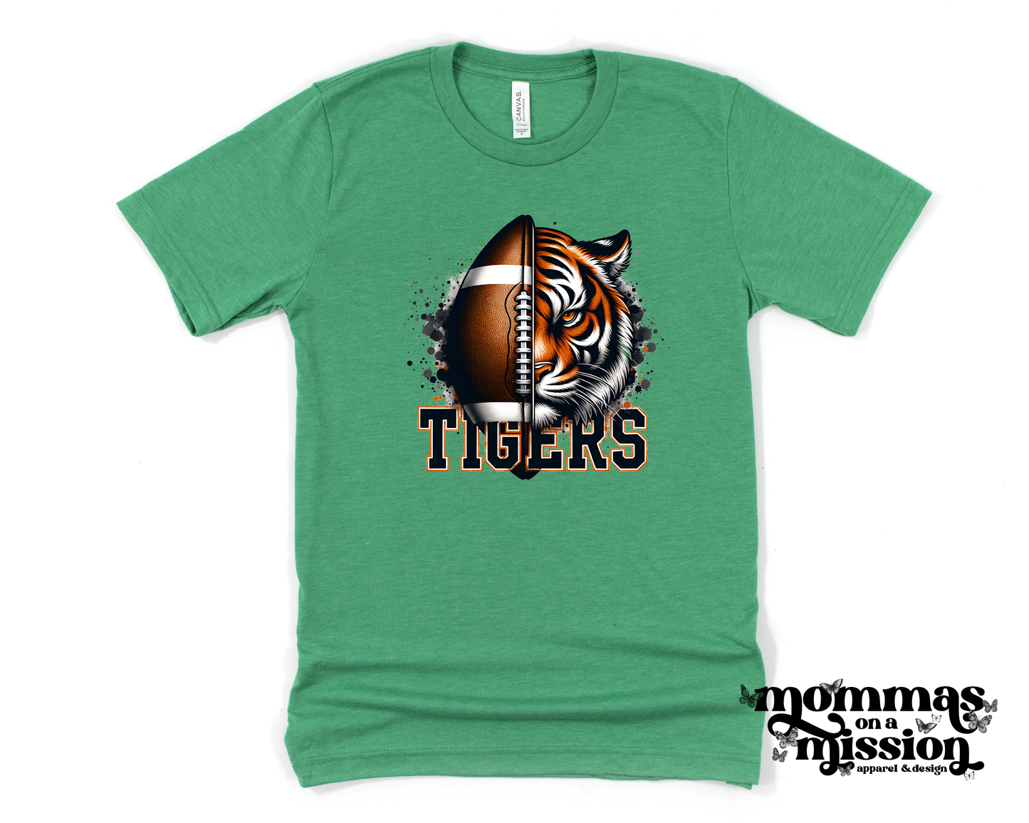 tigers football full color tiger