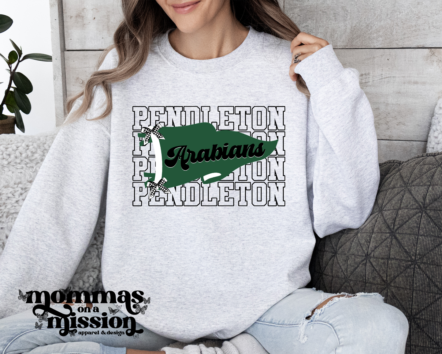pendleton arabians stacked spirit flag (youth)