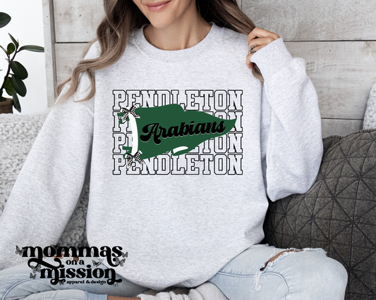 pendleton arabians stacked spirit flag (youth)