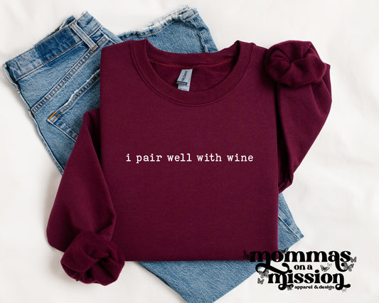 i pair well with wine