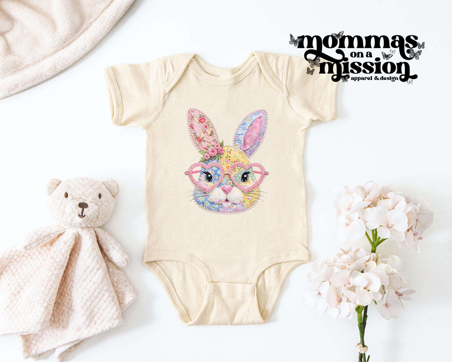 faux patchwork bunny (infant)
