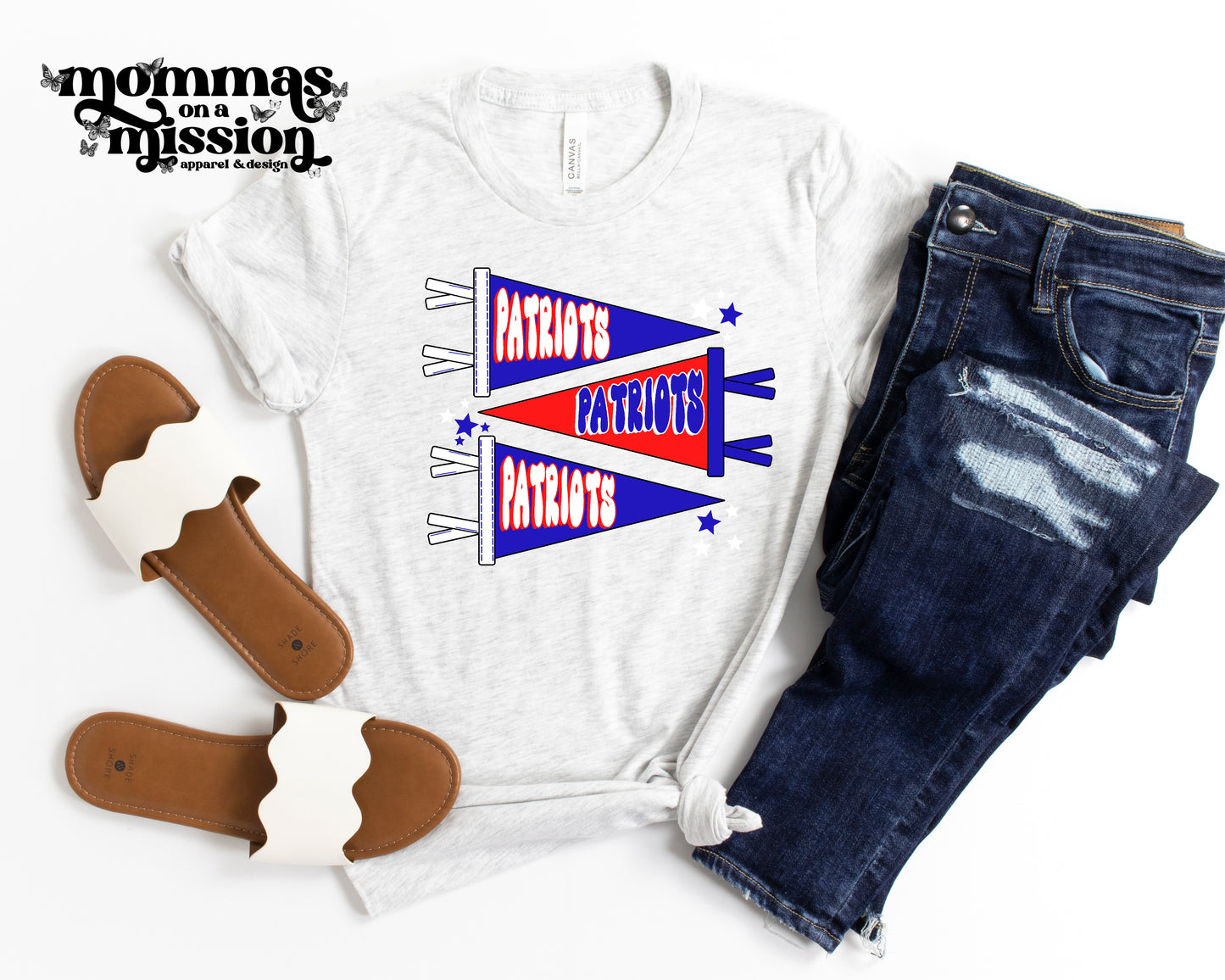 preppy patriots flags (youth)