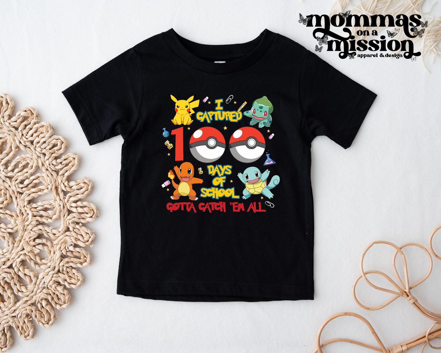 100 days of school - gotta catch em all (youth)