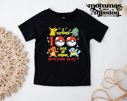 100 days of school - gotta catch em all (youth)