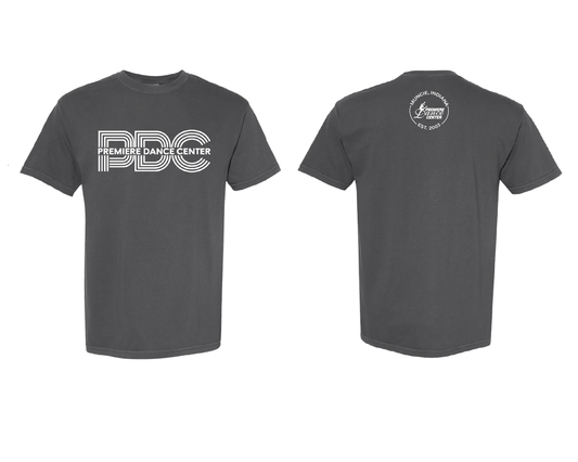 pdc lines front/back comfort colors tee (youth) - pdc