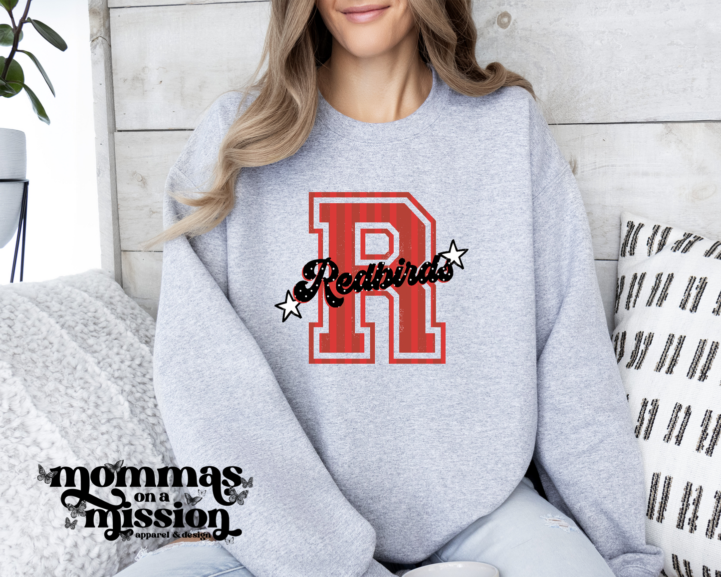 r redbirds stripes/dots