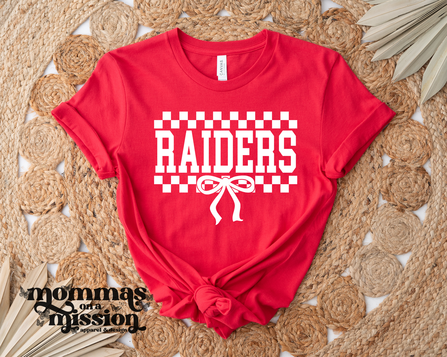 checkered raiders bow (youth)