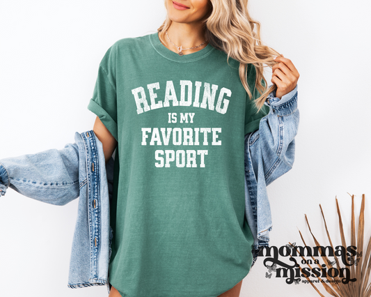 reading is my favorite sport