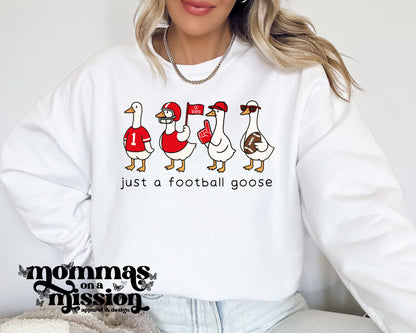 just a football goose - red
