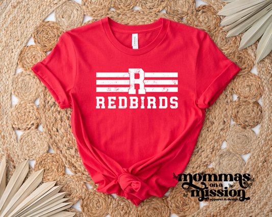 r redbirds with lines