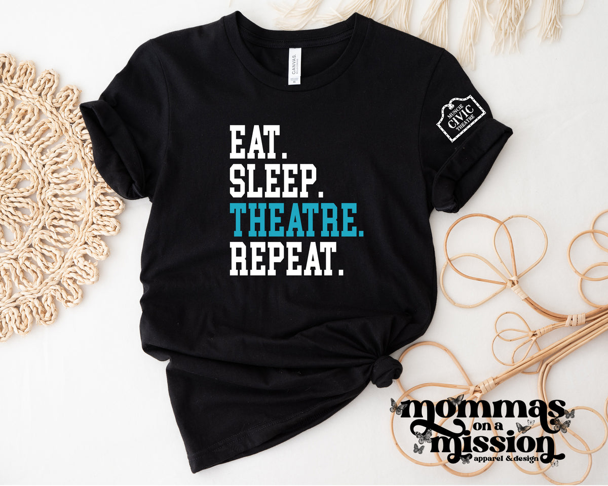 eat sleep theatre repeat - muncie civic