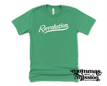 revolution script white - indiana revolution