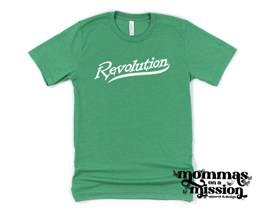 revolution script white - indiana revolution