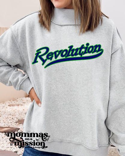revolution mock neck - indiana revolution