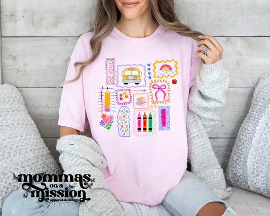 school stamps/doodles