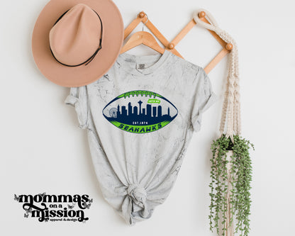 seattle football skyline