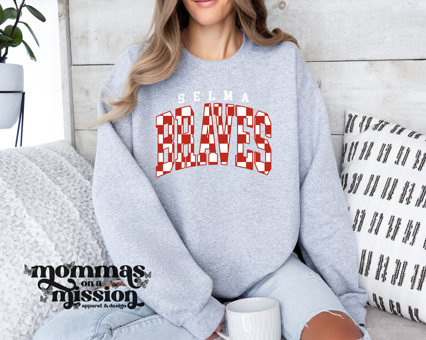 red checkered selma braves