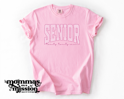 pink striped senior 2027