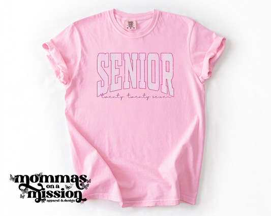 pink striped senior 2027