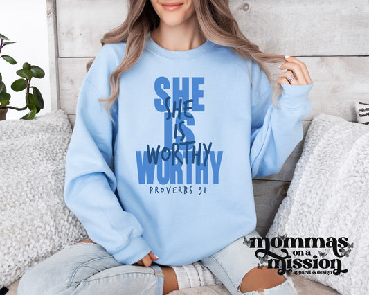 she is worthy - blues